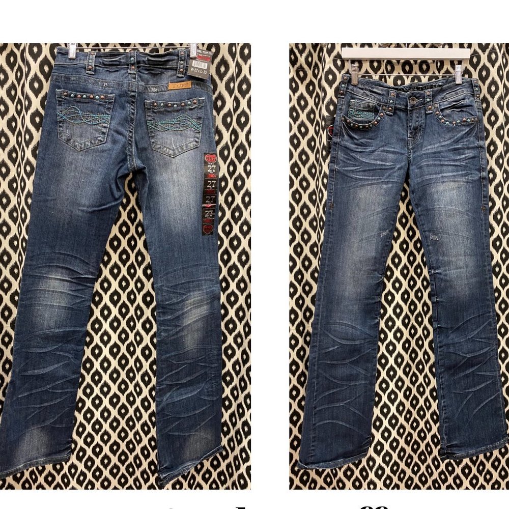 Wild Mustang Cowgirl Tuff Jeans